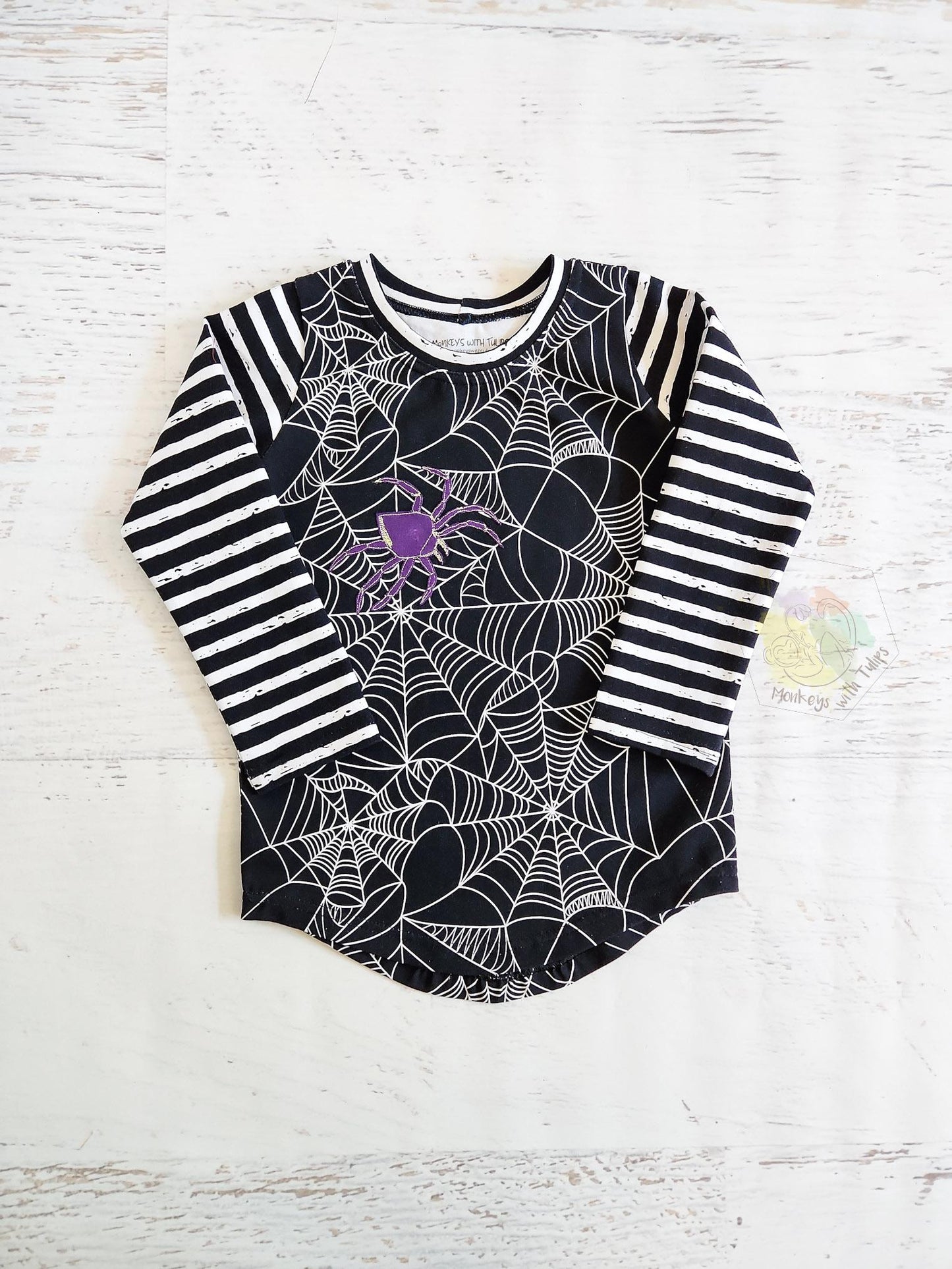 Spider applique tee, 4t.