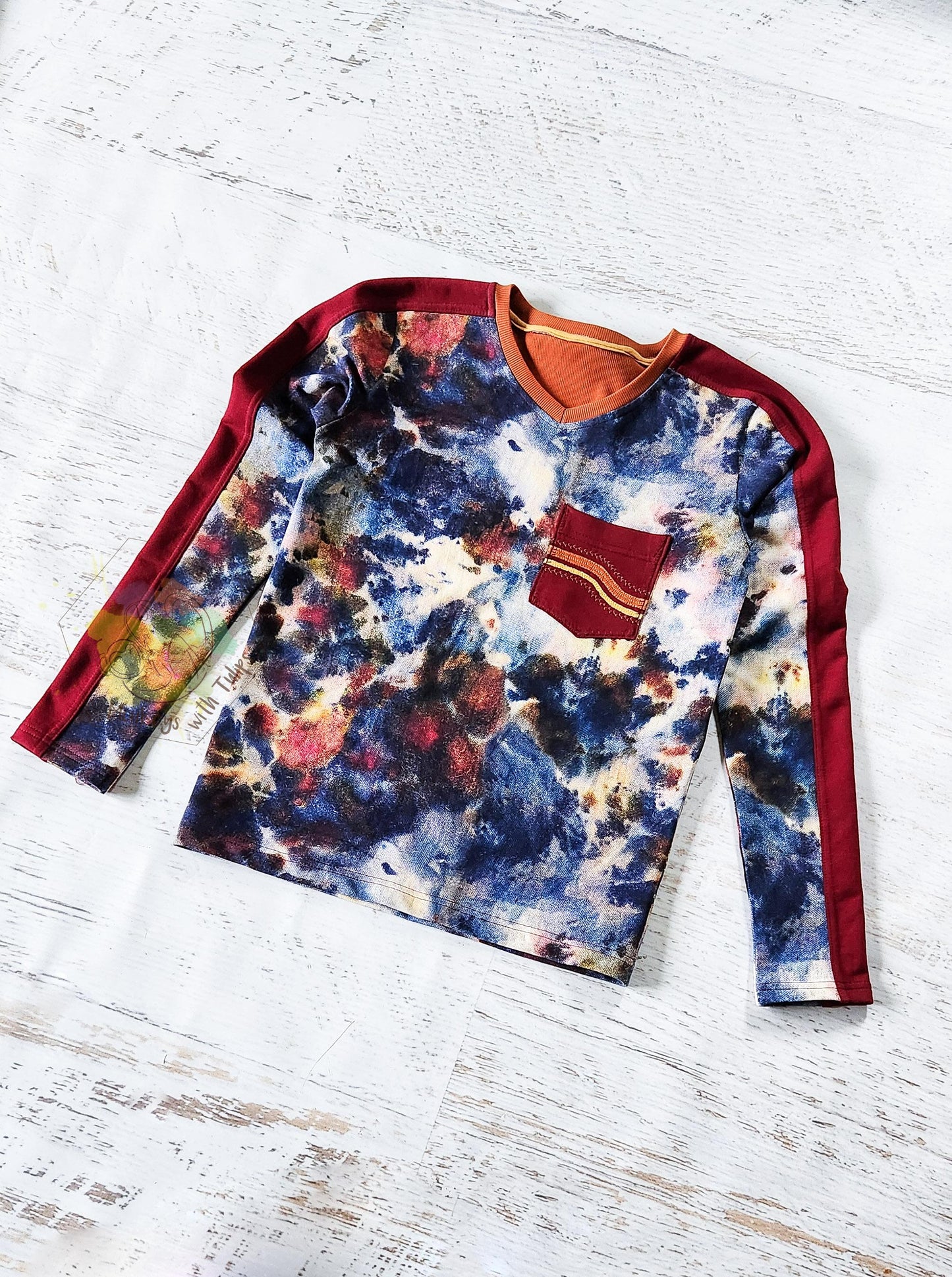 Groovy Western cozy pullover, size 12/13
