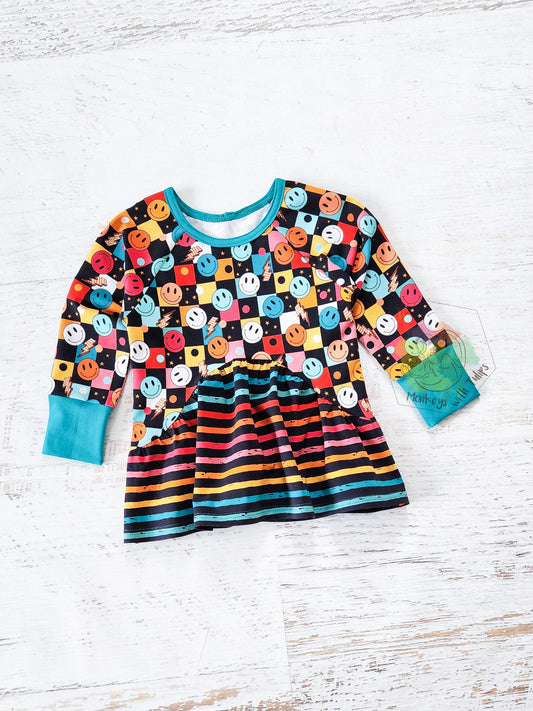 Emoji Peplum, size 2T