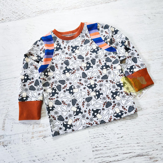 Cottage ghost long sleeve tee, size 4T