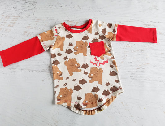 Angry Bears long sleeve tee, 12-18 months, *SECONDS*
